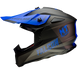 Мотошолом MT FALCON System Matt Blue L