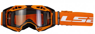 Маска кросова LS2 AURA Enduro Orange +Pinlock
