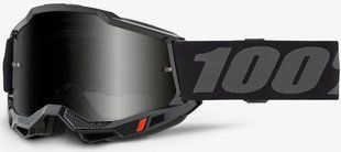 Маска кросова 100% Accuri 2 SAND Goggle Black - Smoke Lens One size