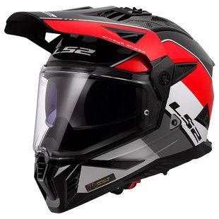 Мотошлем LS2 MX702 Pioneer 2 Rally Matt Red White L