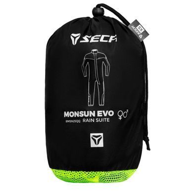 Мотодощовик комбінезон SECA Monsun EVO Black Fluo XXXXL