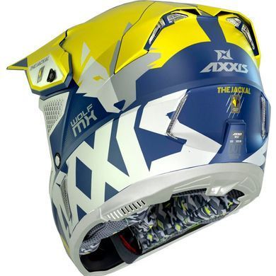 Мотошлем AXXIS WOLF Jackal A3 Matt Yellow M