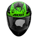 Мотошолом AXXIS DRAKEN Cosa Nostra B6 Gloss Green XS