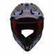 Мотошолом LS2 MX708 Fast 2 ZOMBIE II Black Red Blue M