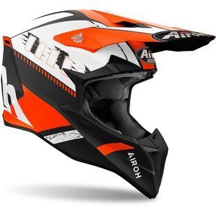 Мотошолом AIROH WRAAAP FEEL Orange Matt XL, S