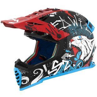 Мотошлем детский LS2 MX437 Fast 2 Mini Starmaw Black YL