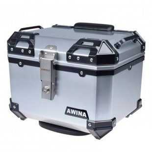 Кофр AWINA 35L 40x36x32.5см пластик серебро AW9036S