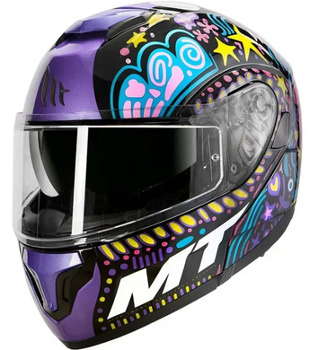 Мотошлем MT ATOM SV AXA Gloss Black L