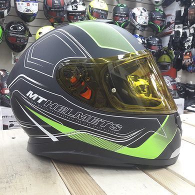 Визор MT V-12 Yellow для Thunder 3 SV, Thunder Kid, (Blade, Revenge до 2018г)