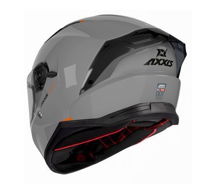 Мотошолом AXXIS PANTHER SV Solid A12 Gloss Grey XXL