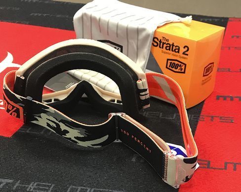 Мотоочки 100% STRATA Goggle II Kombat - True Gold Lens