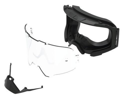 Маска кроссовая LEATT Velocity 4.5 - Iriz Silver Black Mirror Lens