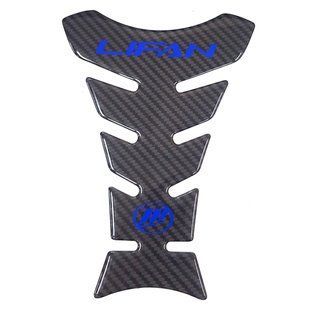 Наклейка на бак NB-1 карбон 2.0 Lifan Blue