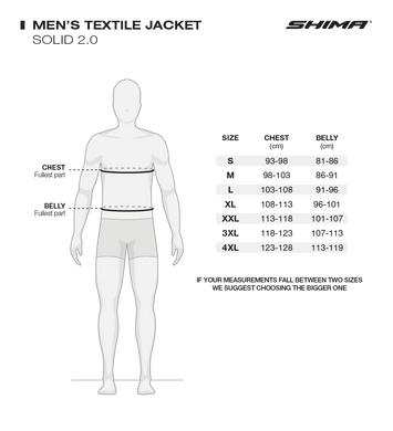 Мотокуртка Shima Solid 2.0 White M