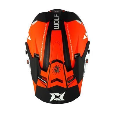 Мотошолом AXXIS WOLF Jackal B14 Matt Orange XS