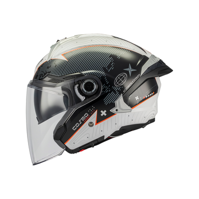 Мотошлем MT COSMO SV LAYOUT A1 Gloss XS