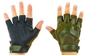 Мотоперчатки Mechanix Mpact 3 без пальцев Khaki L(р)