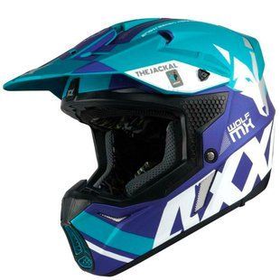 Мотошолом AXXIS WOLF Jackal C7 Matt Blue M