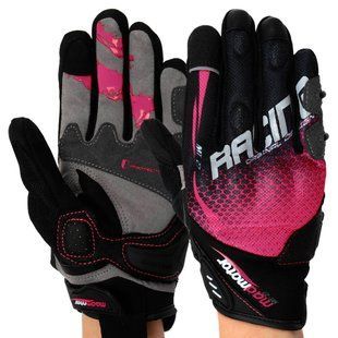 Мотоперчатки женские MadBike MT-27 Pink M