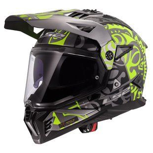 Мотошлем LS2 MX702 Pioneer 2 Rangi Hi-Vis Yellow L