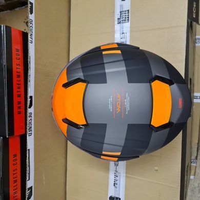 Мотошлем MT ATOM SV Gorex B4 Matt Orange M