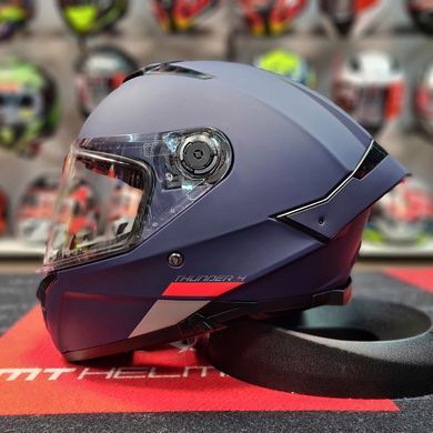 Мотошлем MT THUNDER 4 SV Solid Matt Blue XS