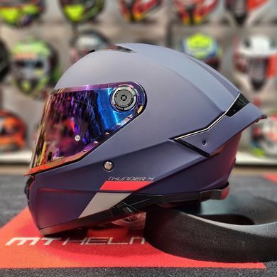 Мотошлем MT THUNDER 4 SV Solid Matt Blue XS