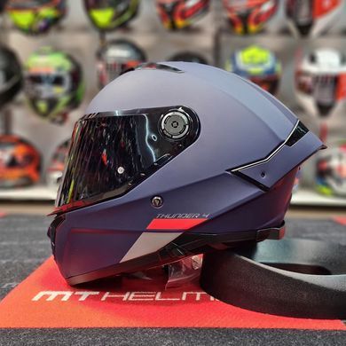 Мотошлем MT THUNDER 4 SV Solid Matt Blue XS