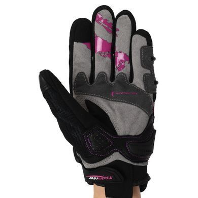 Мотоперчатки женские MadBike MT-27 Pink M