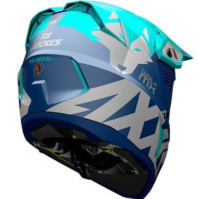 Мотошлем AXXIS WOLF Jackal C7 Matt Blue M