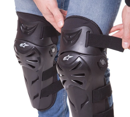 Мотонаколінники та налокітники Alpinestars Black