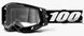 Мотоочки 100% RACECRAFT 2 Goggle Black - Clear Lens
