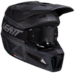 Мотошолом LEATT Moto 3.5 Helmet + Goggle Stealth, S