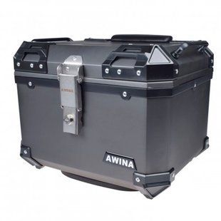Кофр AWINA 45L 43.5x38x34см пластик титан AW9037T