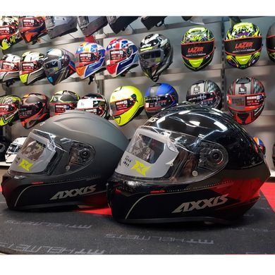 Мотошолом AXXIS DRAKEN S V.2 Solid Gloss Black S