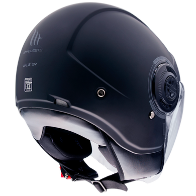 Мотошлем MT VIALE SV S Solid Matt Black XXS