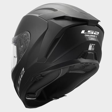Мотошолом LS2 FF817 Challenger II Solid Matt Black L