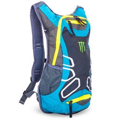Моторюкзак Enduro Black Blue з гідратором