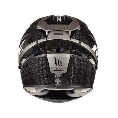 Мотошлем MT RAPIDE Pro Carbon Gloss Grey L