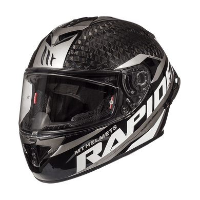 Мотошлем MT RAPIDE Pro Carbon Gloss Grey L