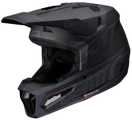 Мотошолом LEATT Moto 3.5 Helmet + Goggle Stealth, S