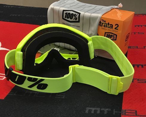 Маска кросова 100% STRATA Goggle II Yellow - Clear Lens