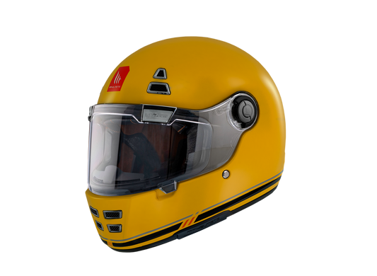 Мотошолом MT Jarama SV Solid C3 Yellow Matt XS