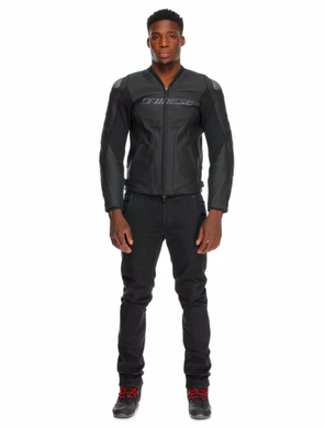 Мотокуртка Dainese RACING 5 PERF LEATHER JACKET BLACK BLACK BLACK 52