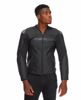 Мотокуртка Dainese RACING 5 PERF LEATHER JACKET BLACK BLACK BLACK 52