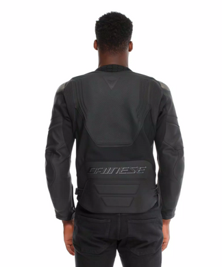 Мотокуртка Dainese RACING 5 PERF LEATHER JACKET BLACK BLACK BLACK 52