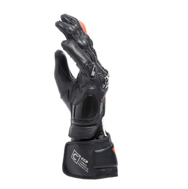 Моторукавички Dainese CARBON 4 LONG LEATHER Black/Red/white S