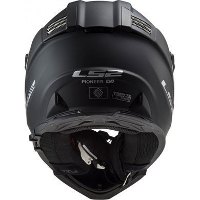 Мотошлем LS2 MX436 Pioneer EVO Solid Matt Black XL