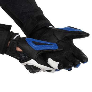 Моторукавички Riding Tribe GMS-01 Blue XL 21cm шкіра