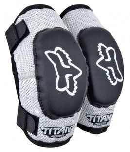 Детские налокотники FOX PeeWee Titan Elbow Black Large